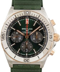 HandMade The Breitling Chronomat B01 42 Green Dial