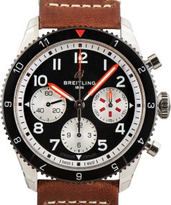 HandMade The Breitling Classic AVI Chronograph 42 Mosquito Black Dial