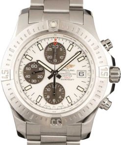 HandMade The New Breitling Colt Chronograph Stainless Steel Silver Dial
