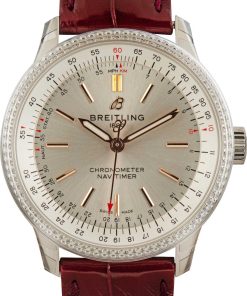 HandMade The Breitling Navitimer Automatic 35 Silver Dial