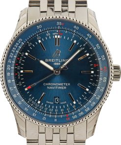HandMade The Breitling Navitimer Automatic 41 Stainless Steel Blue Dial