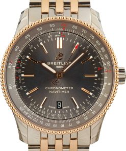 HandMade The Breitling Navitimer Automatic 41 Stainless Steel & 18k Red Gold