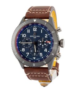 Alternative view of HandMade The Breitling Super AVI B04 Chronograph GMT 46 Tribute to Vought F4U Corsair Ceramic
