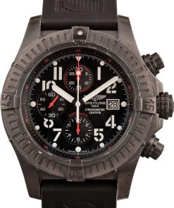 HandMade The Breitling Super Avenger Black Stainless Steel