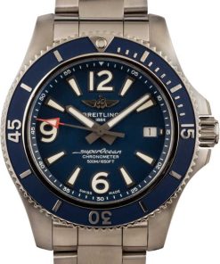 HandMade The Breitling Superocean Blue Arabic Dial