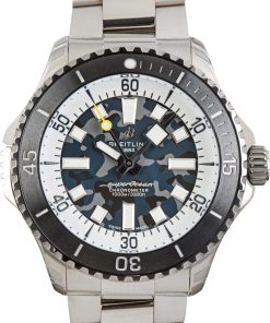 HandMade The Breitling Superocean Automatic 46 Super Diver Black Dial Titanium