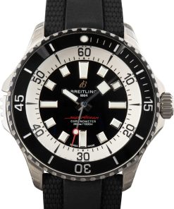 HandMade The Breitling Superocean Automatic 46 Stainless Steel Black Dial