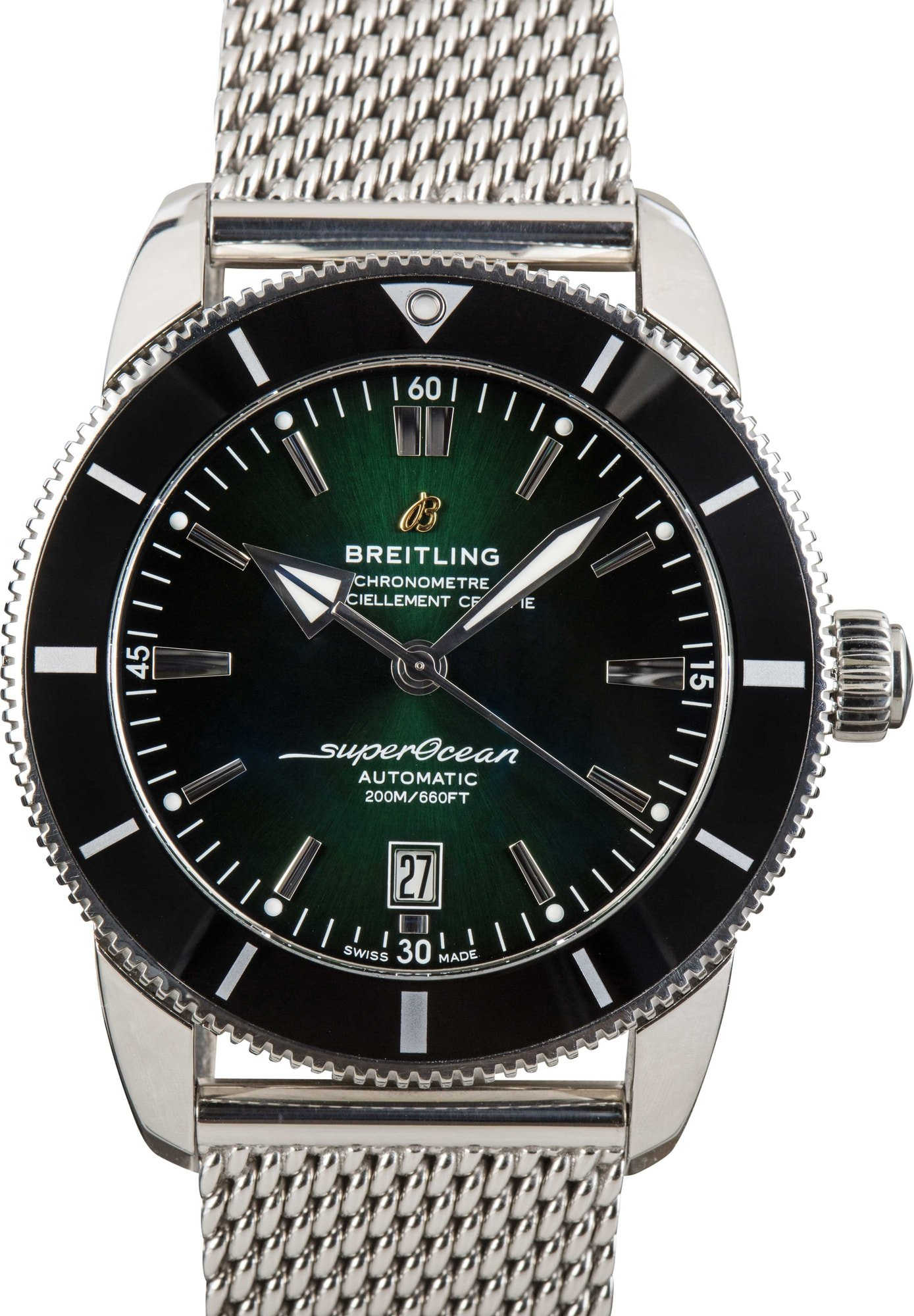 HandMade The Breitling Superocean Heritage B20 Automatic 46 Green Dial