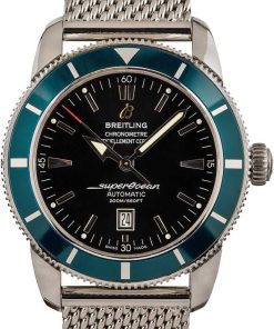 HandMade The Breitling Superocean Heritage Green Bezel