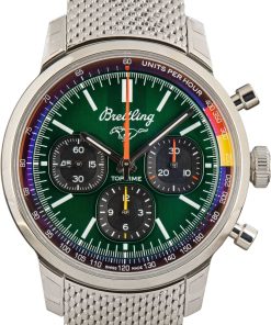 HandMade The Breitling Top Time B01 Ford Mustang Green Dial