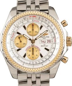 HandMade The Breitling for Bentley D13362 Steel & Gold