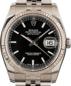 HandMade The Rolex Black Datejust 116234 Stainless Jubilee