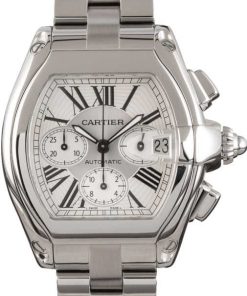HandMade The Cartier Roadster 2618 Silver Dial