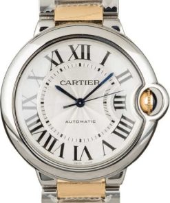 HandMade The Cartier Ballon Bleu W2BB003 Two Tone Watch