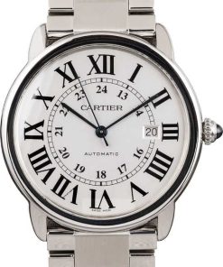 HandMade The Cartier Ronde Solo De Cartier W6701011 Steel Men's Watch