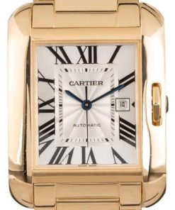 HandMade The Cartier Tank Anglaise W5310018 Yellow Gold