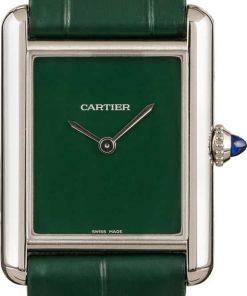 HandMade The Cartier Tank Must Green Dial