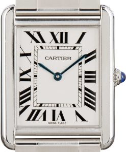 HandMade The Cartier Tank Solo Stainless Steel Large Model
