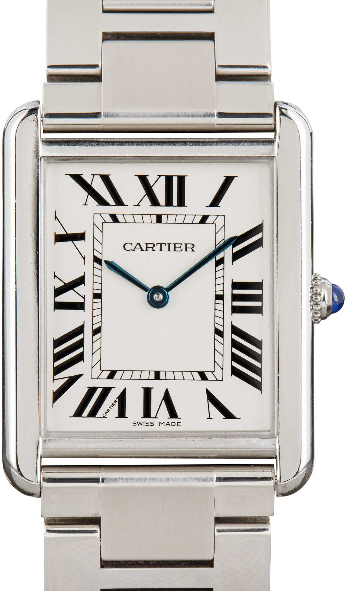 HandMade The Cartier Tank Solo Stainless Steel Large Model