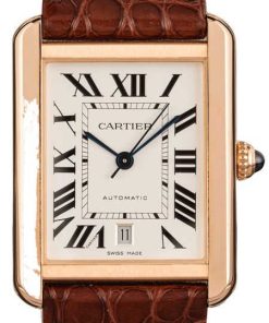 HandMade The Cartier Tank Solo W5200026 Pink Gold