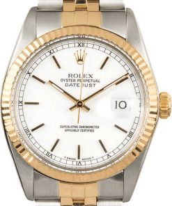 HandMade The Datejust Rolex 16013 White Index