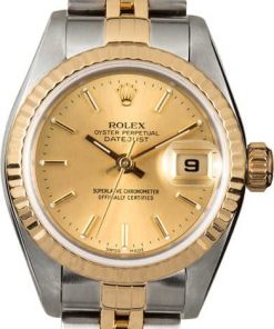HandMade The Datejust Rolex Ladies 79173 Champagne