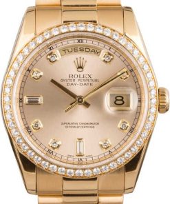 HandMade The Rolex Men's President Gold Day-Date 118208