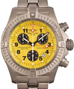 HandMade The Breitling Avenger M1 Chronograph Yellow Dial