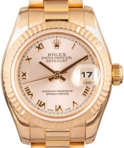 HandMade The Rose Gold Ladies Rolex President 179175