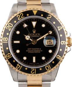 HandMade The Rolex GMT-Master II Ref 16713 Two Tone Black Dial