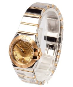 Alternative view of HandMade The Omega Constellation Quartz Champagne Dial