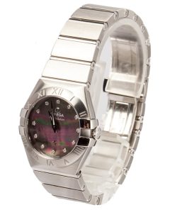 Alternative view of HandMade The Omega Constellation Tahiti Mother of Pearl Diamond Dial