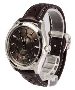 Alternative view of HandMade The Oris Artix GT Day Date Leather Strap