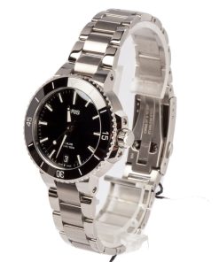 Alternative view of HandMade The Ladies Oris Aquis Date Black Dial