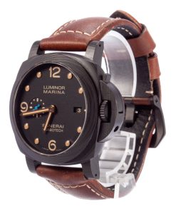 Alternative view of HandMade The Mens Panerai Luminor Marina Carbotech