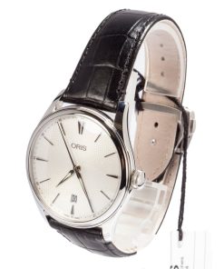 Alternative view of HandMade The Oris Artelier Date Stainless Steel Silver Dial