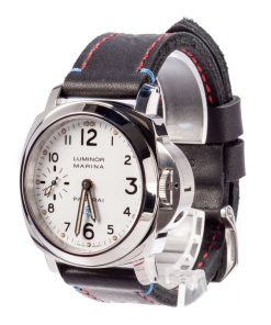 Alternative view of HandMade The Panerai Luminor Marina White Dial