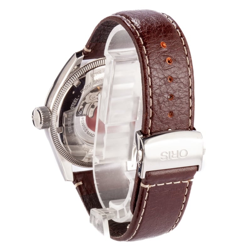 HandMade The Oris Big Crown Small Second Black Dial - Image 3