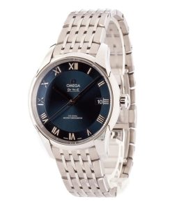 Alternative view of HandMade The Omega De Ville Hour Vision Blue Roman Dial