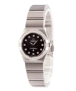 Alternative view of HandMade The Omega Constellation Black Diamond Dial