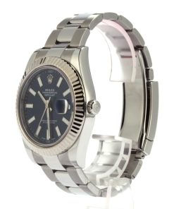 Alternative view of HandMade The Rolex Datejust II Ref 116334 Blue Luminous Dial