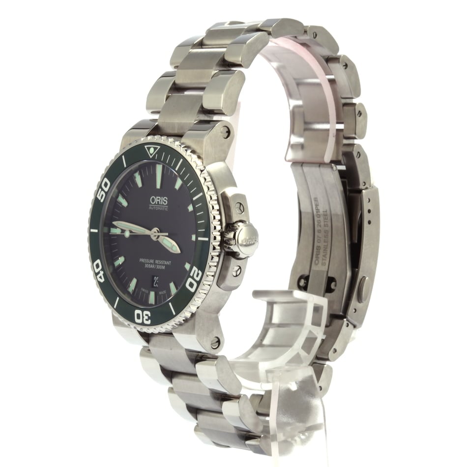 HandMade The Oris Aquis Date Green Ceramic Bezel - Image 2