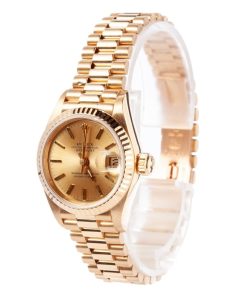 Alternative view of HandMade The Rolex Lady President 69178 Champagne Dial