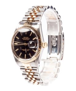 Alternative view of HandMade The Rolex Datejust 16013 Black Dial Watch