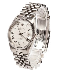 Alternative view of HandMade The Rolex Datejust 16030 White 'Buckley' Dial