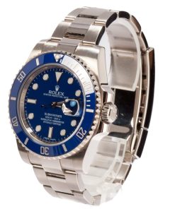 Alternative view of HandMade The Rolex Submariner 116619 Blue Dial & Bezel