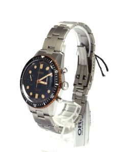 Alternative view of HandMade The Oris Divers Sixty-Five Chronograph Steel & Bronze