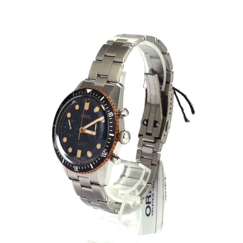 HandMade The Oris Divers Sixty-Five Chronograph Steel & Bronze - Image 2