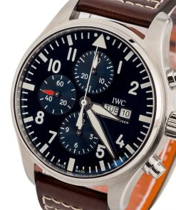 Alternative view of HandMade The IWC Pilots Chronograph IW377714 'Le Petit Prince'