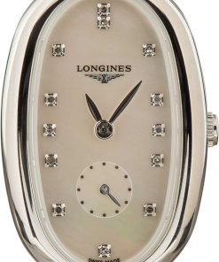 HandMade The Ladies Longines Symphonette Mother of Pearl Diamond Dial
